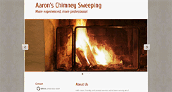 Desktop Screenshot of aaronschimneysweeping.com